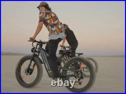Freesky M530 Dual Motor Electric Mountain Bicycle 48V 30Ah 26in Fat Tire E-Bike
