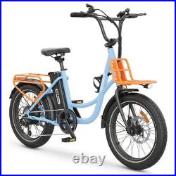 Hidoes C6 20 Electric Bike 250W 36V 13Ah 15MPH City E-Bike Fat Tyre UK Road Leg