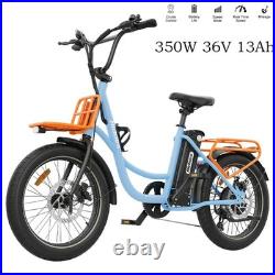 Hidoes C6 20 Electric Bike 250W 36V 13Ah 15MPH City E-Bike Fat Tyre UK Road Leg