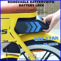 Hidoes C8 Electric Bikes Adults 20 Inch Fat Tire 25 km /h max speed 250W motor