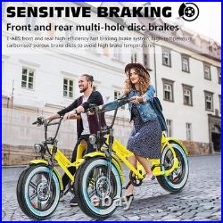 Hidoes C8 Electric Bikes Adults 20 Inch Fat Tire 25 km /h max speed 250W motor