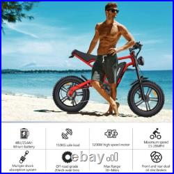 Hidoes Fat Tyre Mountain Electric Bicycle 250W Motor 48V 15.6Ah eBike for Adults Hidoes Fat Tyre Mountain Electric Bicycle 250W Motor 48V 15.6Ah eBike for Adults