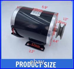 High Speed Motor 3000RPM For Electric Bicycle Go Kart Quad ATV New 500/800/1000W