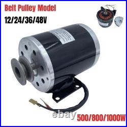High Speed Motor 3000RPM For Electric Bicycle Go Kart Quad ATV New 500/800/1000W