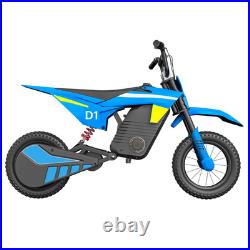 KIDDOWE Electric Motorcycle LED 300W Motor 36V/4AH E Dirt Bike Best Gift for Kid