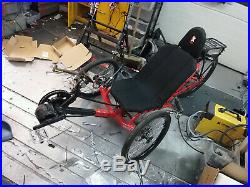 KMX Koyote Electric Recumbent Trike Bafang Mid Drive 750w