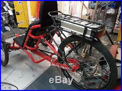 KMX Koyote Electric Recumbent Trike Bafang Mid Drive 750w