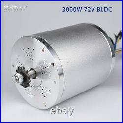 KUNRAY Electric Scooter Bicycle BLDC 72V 3000W Brushless Motor For E Bike