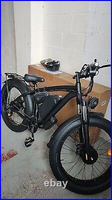 Keteles K800 Electric Fat Tyre Bike TWIN 2x125W Dual Motor 23Ah Mountain Bike