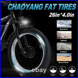 Keteles K800 Motor Electric Mountain Bike 48V 23Ah 26x4.0 Fat Tyre E-Bike