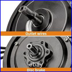 LUNYEE 10 inch Spilt Hub Motor 60V 1200W Electric Scooter Bicycle Motor
