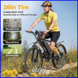 Ladped Electric Bike BK520 for Adults with 250W Brushless Motor, 40Miles 15MPH