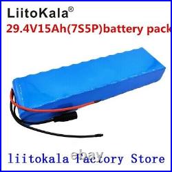 LiitoKala 7S5P 29.4V 15Ah Electric Bicycle Motor Electric Bicycle Scooter 24V