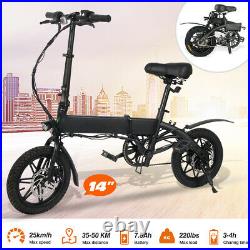 Megawheels EBike Electric Bicycle Folding Bike 250W Professional Commute BLACK