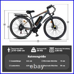NEW 29in E-MTB Electric Bike 48V 18.6AH Off-Road E-Mountain Bike 21 Speed 90km