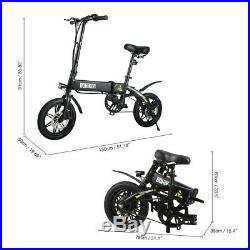 NEW! Dohiker 14 Folding Electric Bike Ebike 7.5Ah 250W Motor Moped Bicycle EU