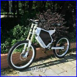 NEW Electric Bicycle 5000with72v Ebike Mountain Motor Enduro Customized White/Red