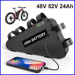 New 48V 52V 24Ah Triangle Ebike Li-ion Battery Electric Bicycle for 1600W Motor