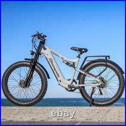 New E-Bike 26 Fat Tyre Electric Mountain Bike 48V 17.5Ah Dual Motor UK Stock