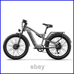 New E-Bike 26 Fat Tyre Electric Mountain Bike 48V 17.5Ah Dual Motor UK Stock