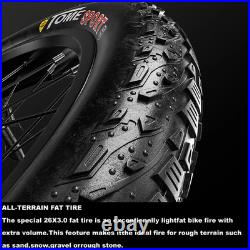 New E-Bike 26 Fat Tyre Electric Mountain Bike 48V 17.5Ah Dual Motor UK Stock