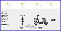 New Electric Bike 220W Motor Power 48V Battery Capacity 55km Range EBike UKStock