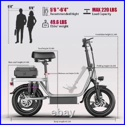 OMESER GQ8 Folding Electric Bike Scooter EBike 250W Motor 48V 15Ah Battery UK OMESER GQ8 Folding Electric Bike Scooter EBike 250W Motor 48V 15Ah Battery UK
