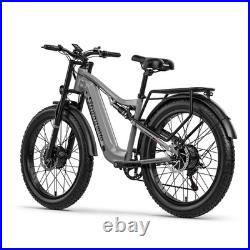 Off-Road 26 Electric Bike Dual Motor Adults E-Bike 48V/17.5AH Hydraulic Brakes