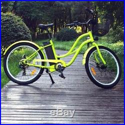 Our Fab Beach Fat Tyre Electric Step Down bike For Women 26 500with48v Motor