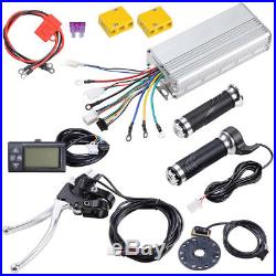 PAS LCD Meter Electric Bicycle E Bike Hub Motor Conversion Kit 750With1000W 36/48V