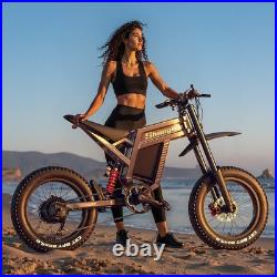 Powerful 20Electric Bike 60V 30Ah Mountain eBike Hydraulic Brakes E-Motorcycle