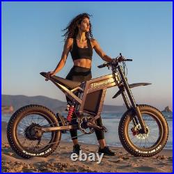 Powerful Electric Dirt Bike 20 Mountain E-Bike 60V 30AH Fatbike for Adventures