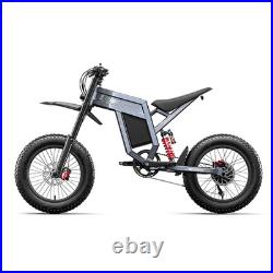 Powerful Electric Dirt Bike 20 Mountain E-Bike 60V 30AH Fatbike for Adventures