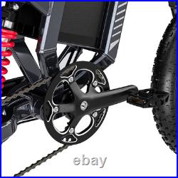 Powerful Electric Dirt Bike 20 Mountain E-Bike 60V 30AH Fatbike for Adventures