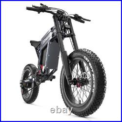 Powerful Electric Motorbike 60V30Ah E-BIke Hydraulic Brakes Off-Road MTB UK NEW