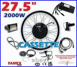 Professional Electric Bicycle Conversion Kit E Bike Rear Wheel Motor 2000W 48V