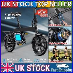 RA Folding E-Bike 250W Motor City Electric Bike 36V 7.8Ah Bicycle For Adult Gift