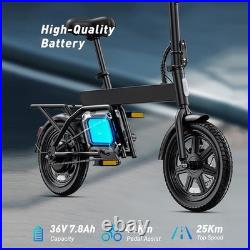 RA Folding E-Bike 250W Motor City Electric Bike 36V 7.8Ah Bicycle For Adult Gift