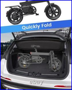 RA Folding E-Bike 250W Motor City Electric Bike 36V 7.8Ah Bicycle For Adult Gift