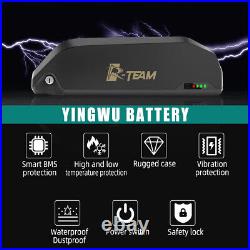 R-TEAM 48V 13Ah Li-ion Battery Brand Cells for Ebike Electric Bafang Motor 1000W