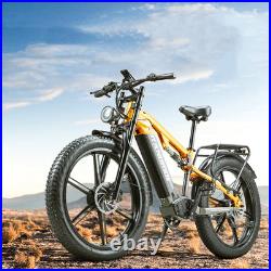 Randride YX80M Electric Bike 48V 20AH 264.0'' Dual Motor Mountain E-Bike 7Speed