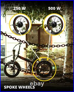 Rear Hub Motor Ebike Wheel 20x4 Electric Bicycle UK
