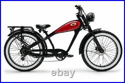 Retro Beach Cruiser, E bike, electric bicycle. High spec. High torque motor