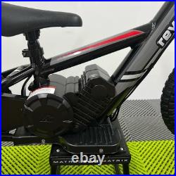 Revvi 12 Black 24v100w Motor Electric Kids Balance Bike, Latest Model