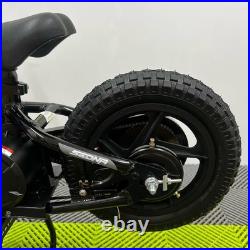 Revvi 12 Black 24v100w Motor Electric Kids Balance Bike, Latest Model