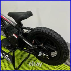 Revvi 12 Black 24v100w Motor Electric Kids Balance Bike, Latest Model