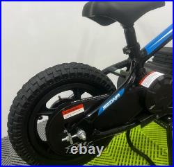 Revvi 12 Blue 24v100w Motor Electric Kids Balance Bike, Latest Model