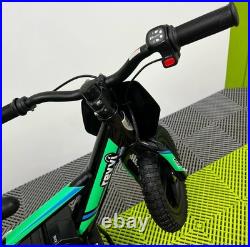 Revvi 12 Green 24v100w Motor Electric Kids Balance Bike, Latest Model
