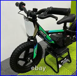 Revvi 12 Green 24v100w Motor Electric Kids Balance Bike, Latest Model