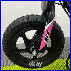 Revvi 12 Pink 24v100w Motor Electric Kids Balance Bike, Latest Model